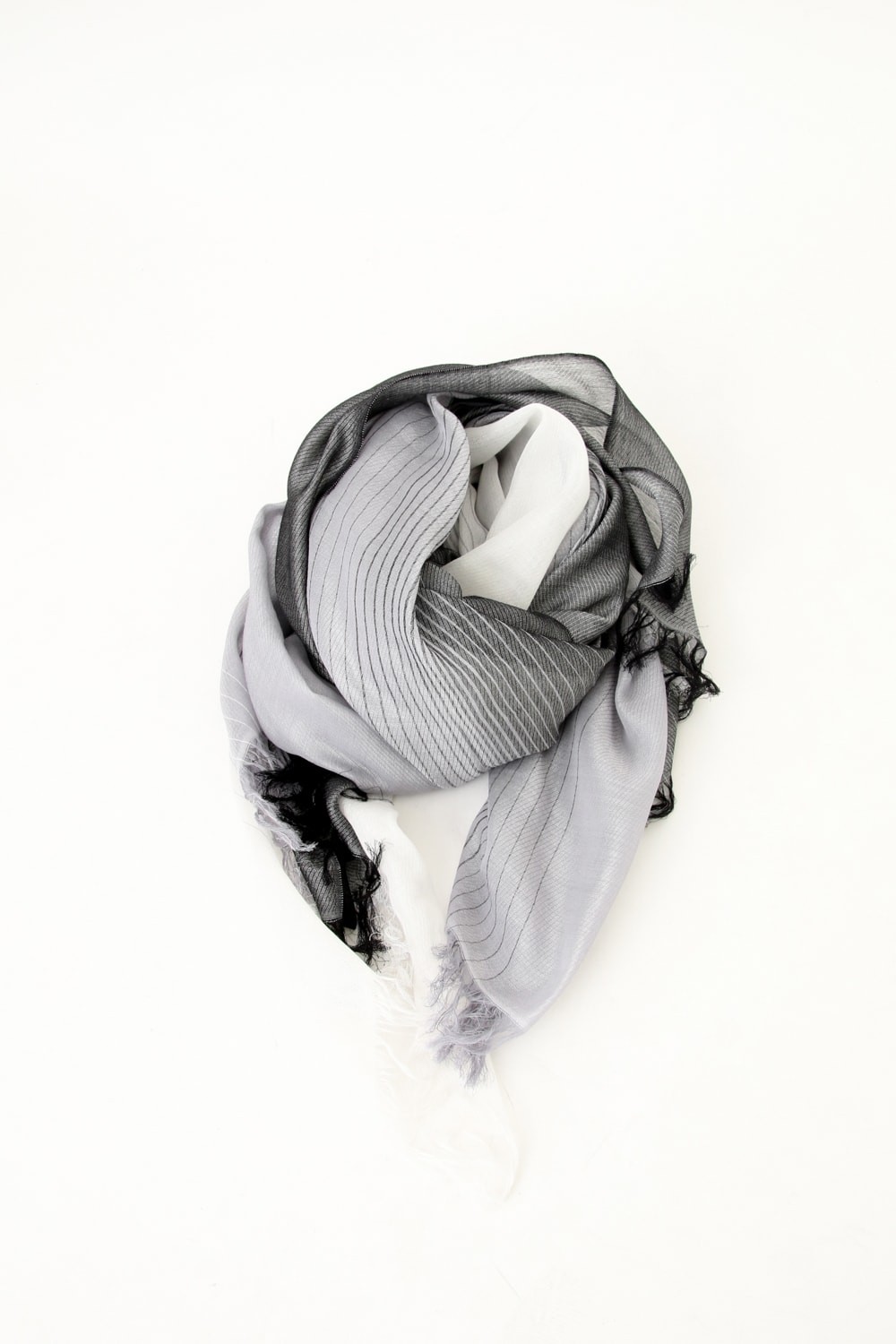 Divka - Cotton Silk Shuttel Gradation Stole Divka - Cotton Silk Shuttel Gradation Stole