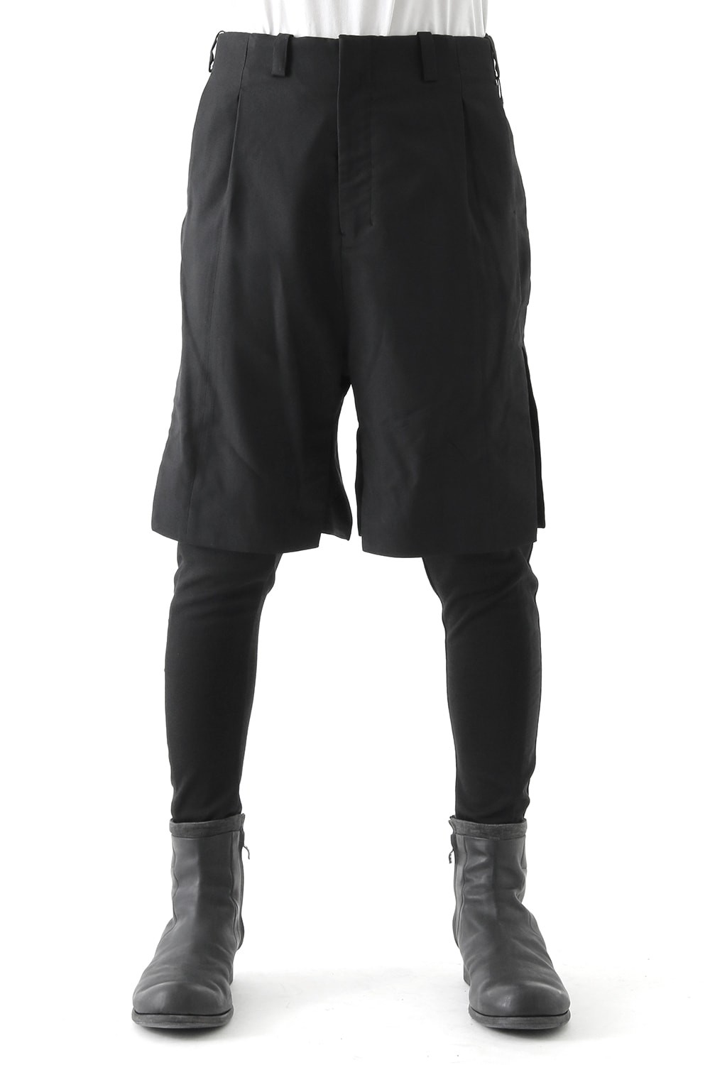 DEVOA Layered Pants Fine Count Polyester Gabardine DEVOA Layered Pants Fine Count Polyester Gabardine