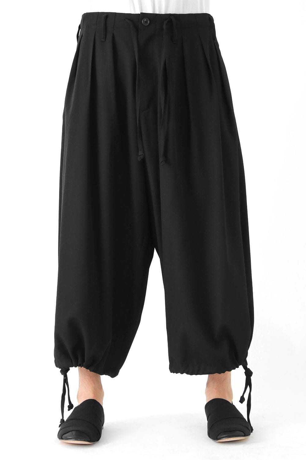 Yohji Yamamoto Balloon Pants Wrinkled Gabardine 02 Yohji Yamamoto Balloon Pants Wrinkled Gabardine 02