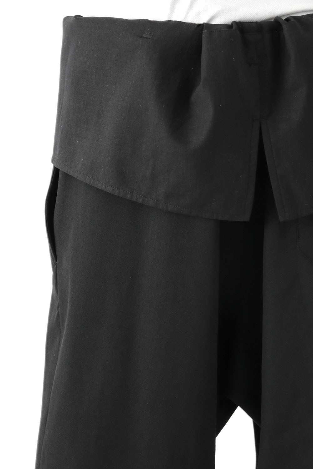 Yohji Yamamoto High Waist Pants Wrinkled Gabardine 03 Yohji Yamamoto High Waist Pants Wrinkled Gabardine 03