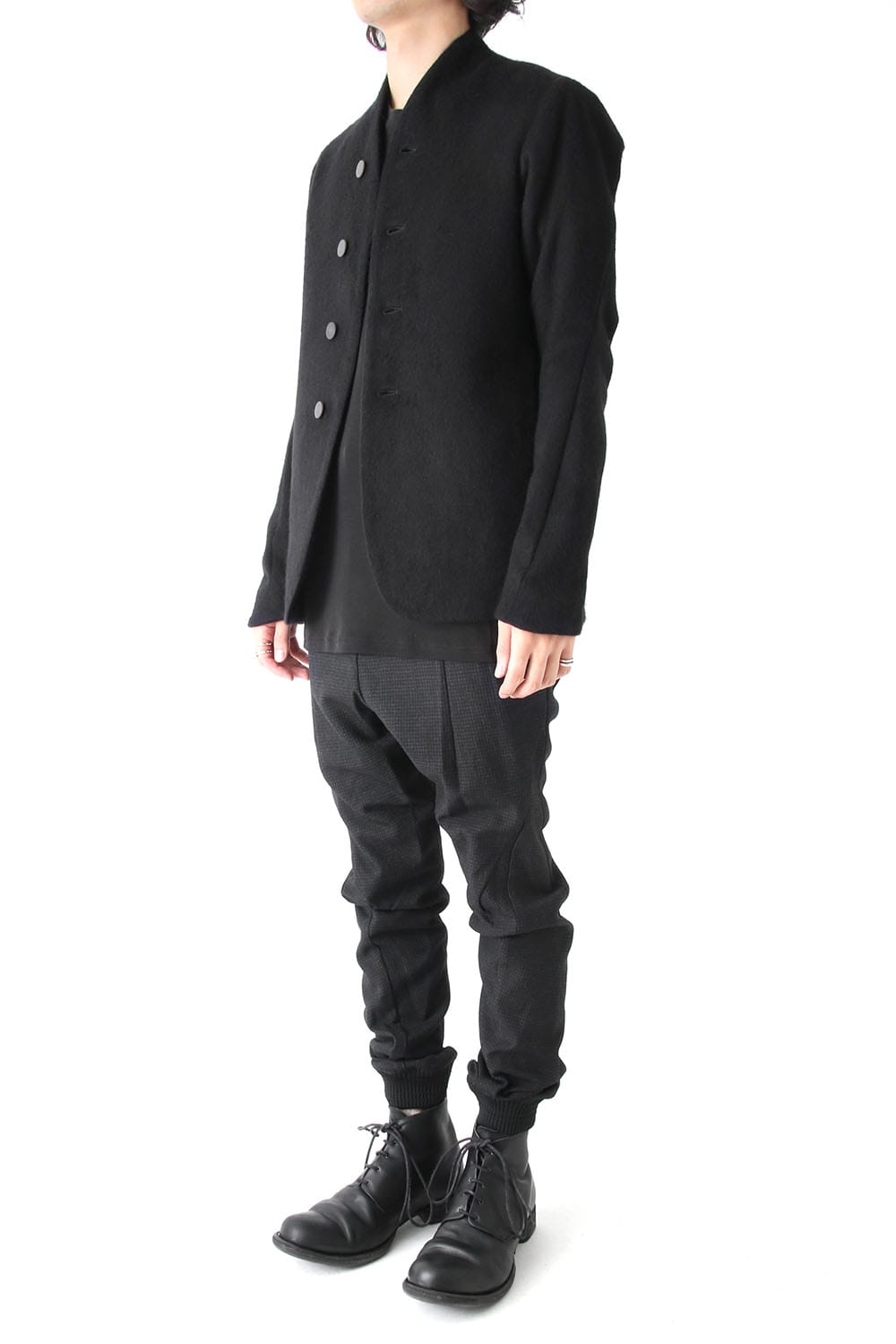 DEVOA Fascinate Limited Coat Wool Hight twist Hound's Tooth-003