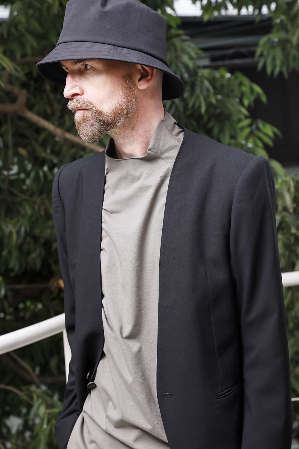 DEVOA 23SS JKF-NWNO Jacket mohair wool 1-002