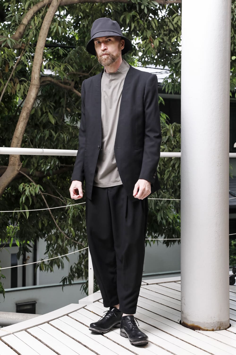 DEVOA 23SS JKF-NWNO Jacket mohair wool 1-003