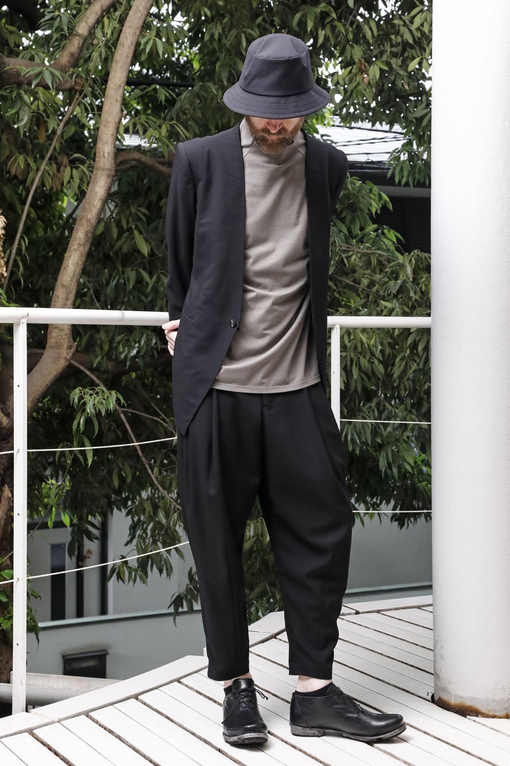 DEVOA 23SS JKF-NWNO Jacket mohair wool 1-004