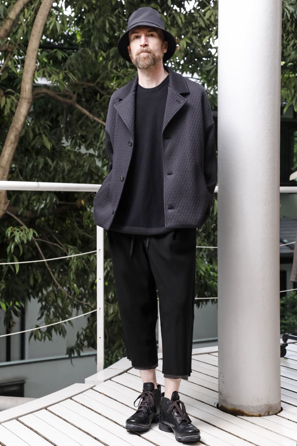 DEVOA 23SS Jacket quilted cotton / polyester 3-002