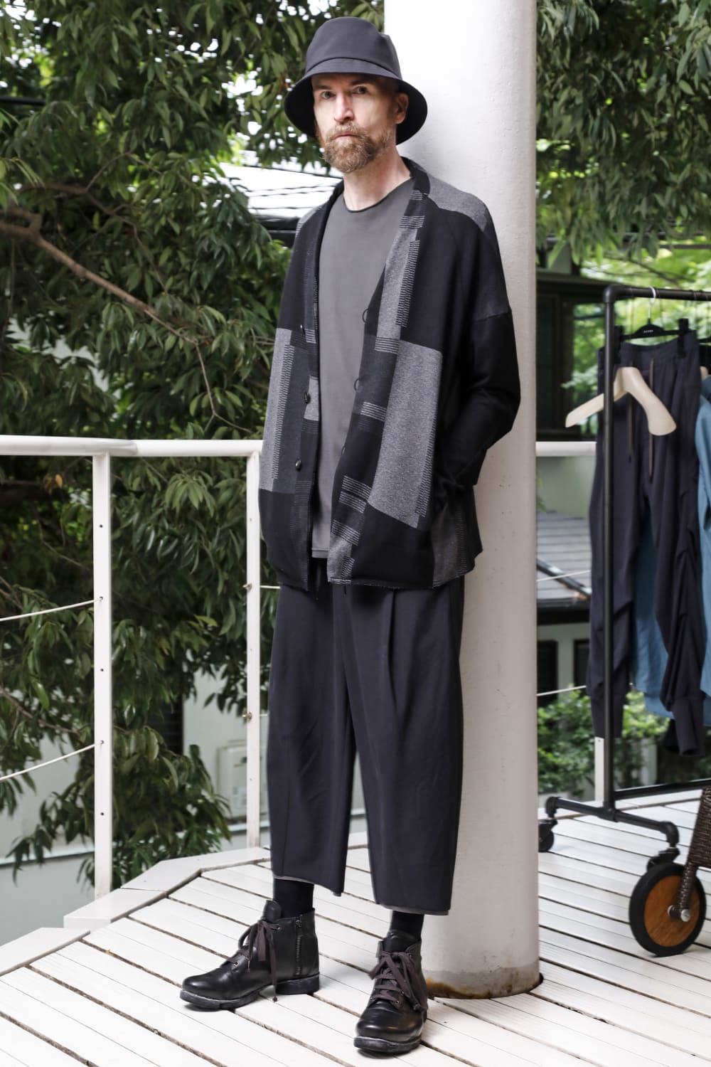 DEVOA 23SS Jacket Silk/Cotton Jacquard 4-002