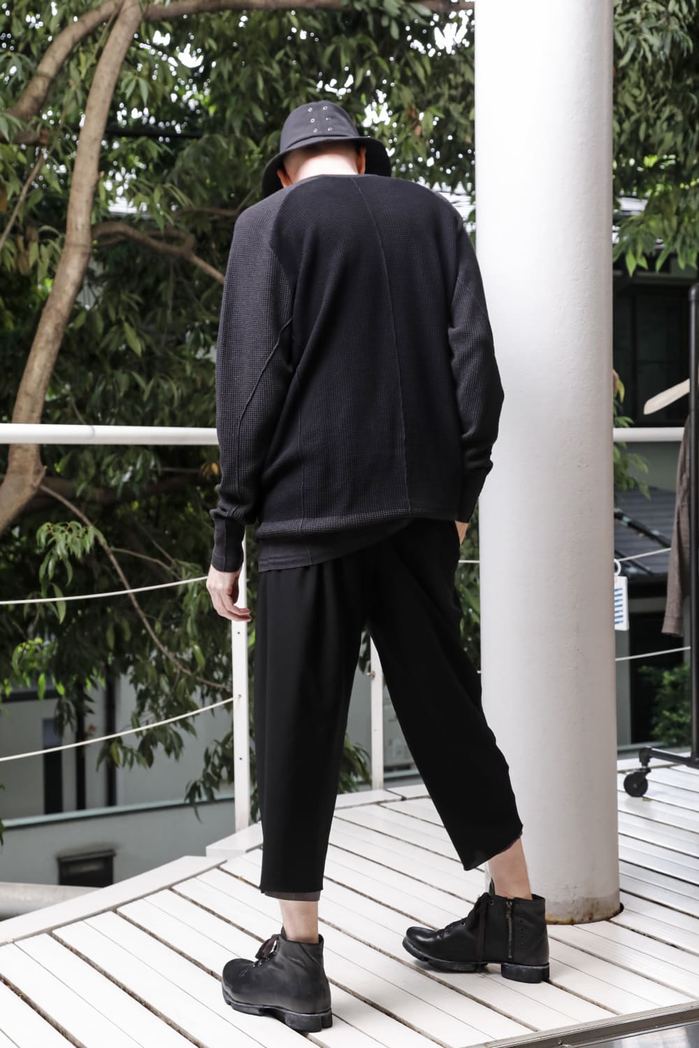 DEVOA 23SS Knit long sleeved cotton/silk/linen 4-005