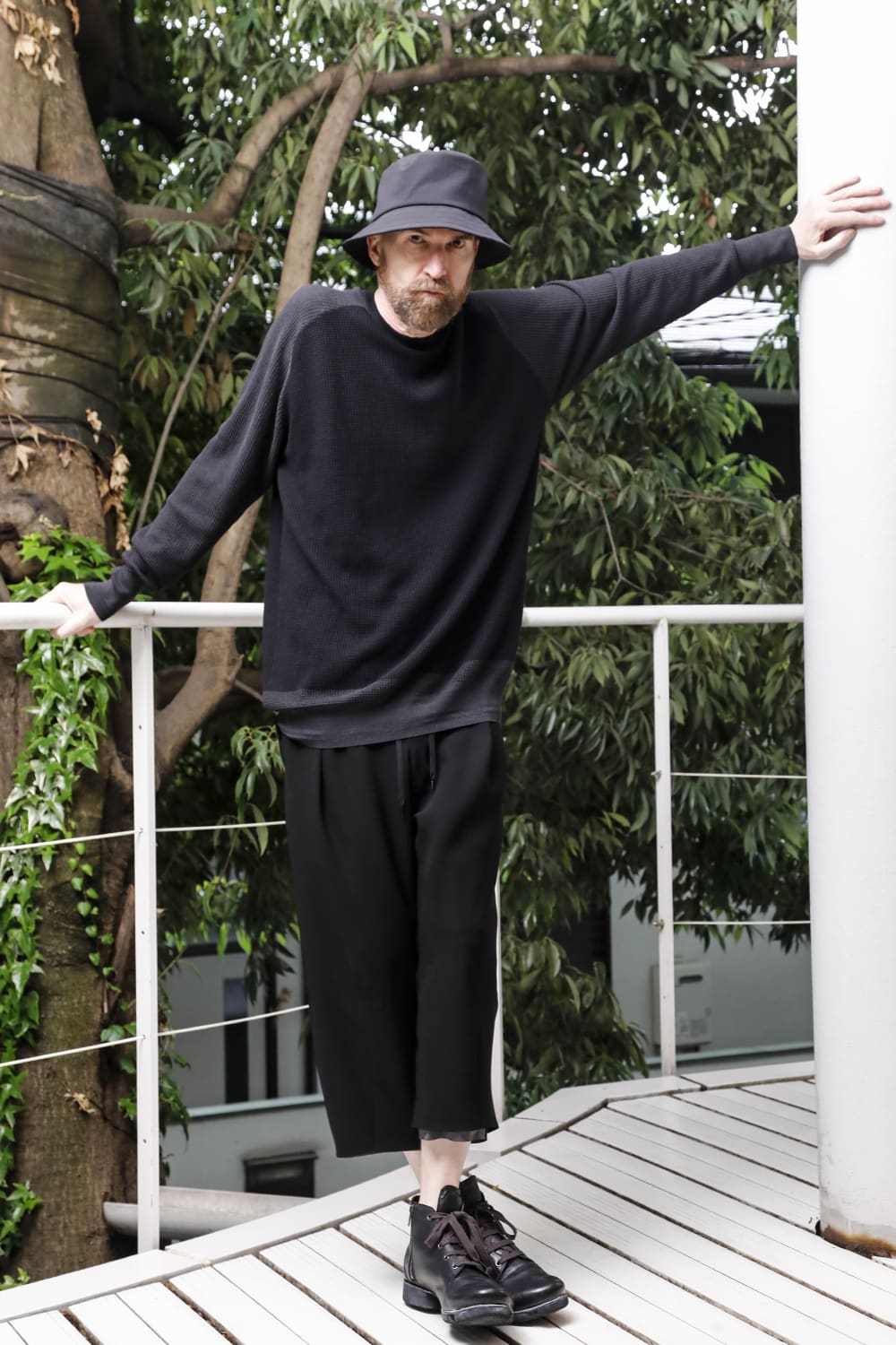 DEVOA 23SS Knit long sleeved cotton/silk/linen 4-005