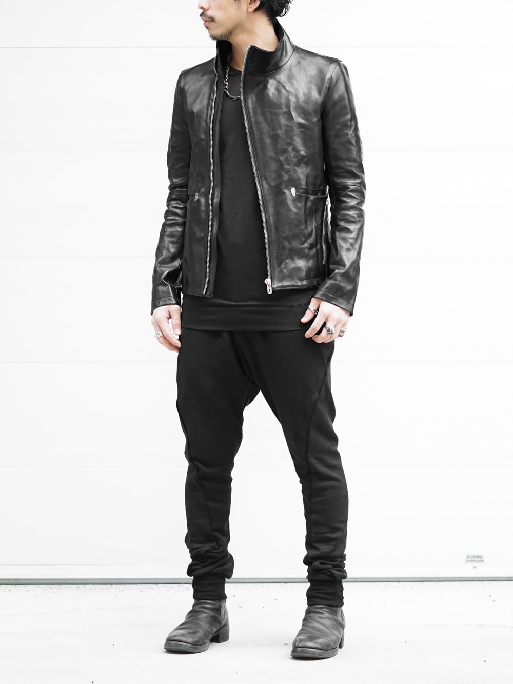 Saddam Teissy - Horse Leather Highneck Jacket 03