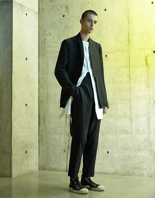 Song for the Mute - LIGHT RAYON - DULL RAISED NECK JACKET Song for the Mute - LIGHT RAYON - DULL RAISED NECK JACKET