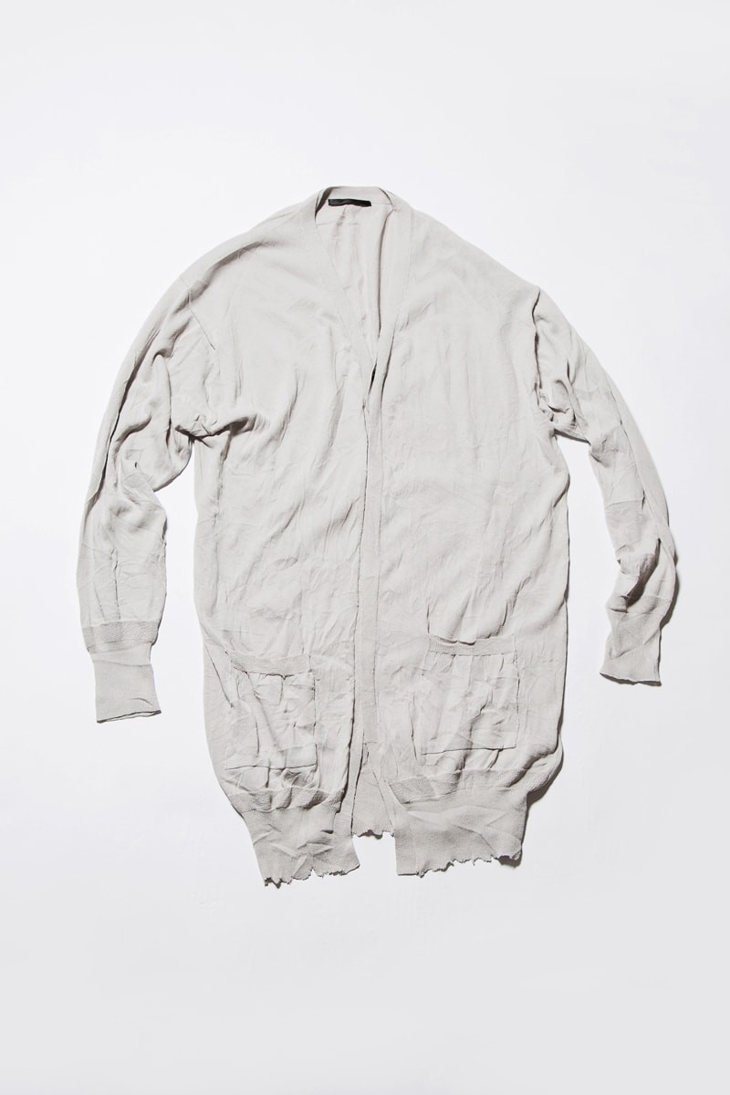 Wrinkle finishing Damage Knit Cardigan Wrinkle finishing Damage Knit Cardigan