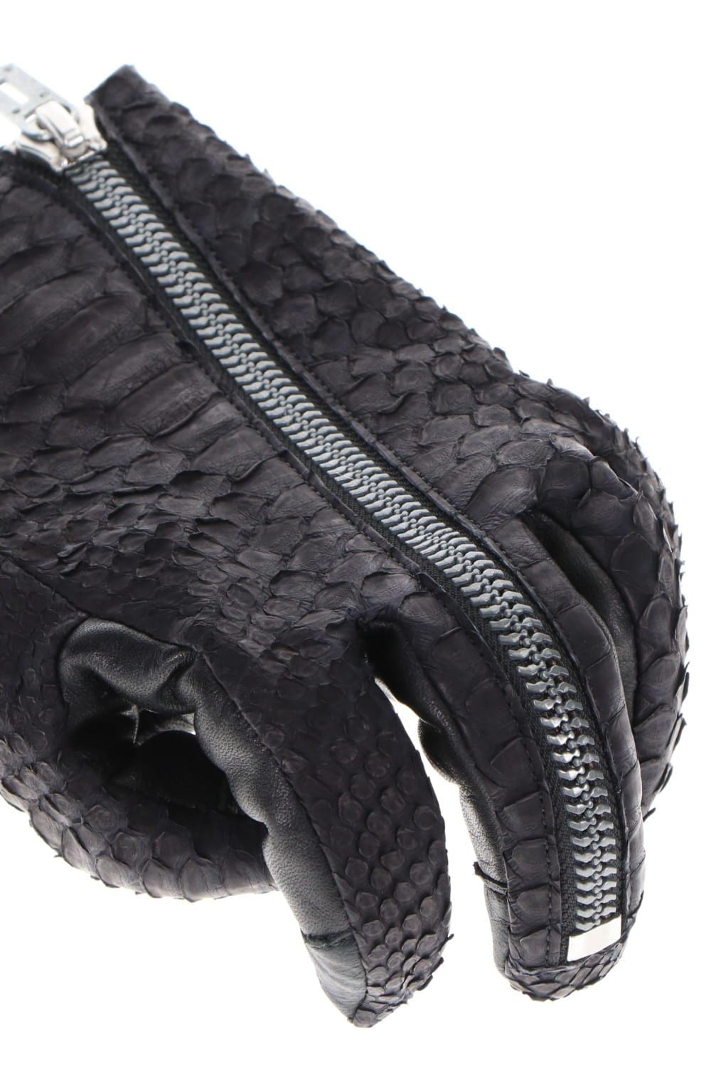 D.HYGEN(ディーハイゲン) 22-23AW(秋冬) DG-0221A パイソン × ホースレザー ZIPグローブ 6-002