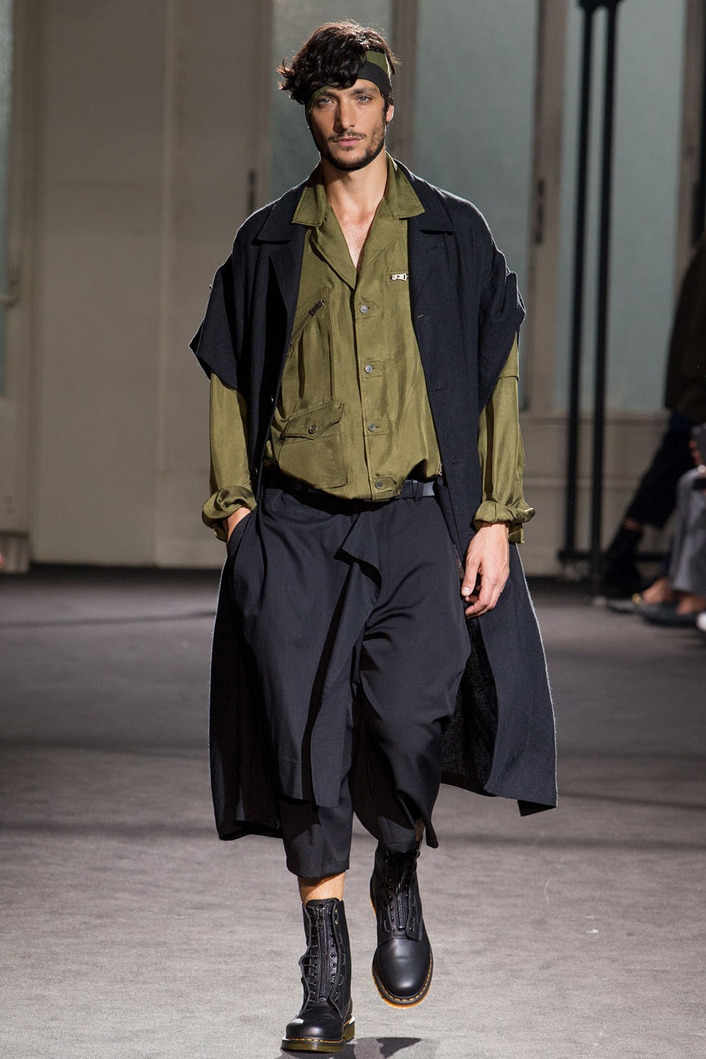 Yohji Yamamoto Right Side Hanging Cloth Gabardine Pants 02 Yohji Yamamoto Right Side Hanging Cloth Gabardine Pants 02