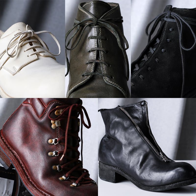 在庫新作Guidi グイディ 994 ホースレザーアンクルブーツ 定価123,200円 41.5(約26.5cm) Ankle Boots レザーシューズ ダービーシューズ 革靴 赤 箱 26.5cm