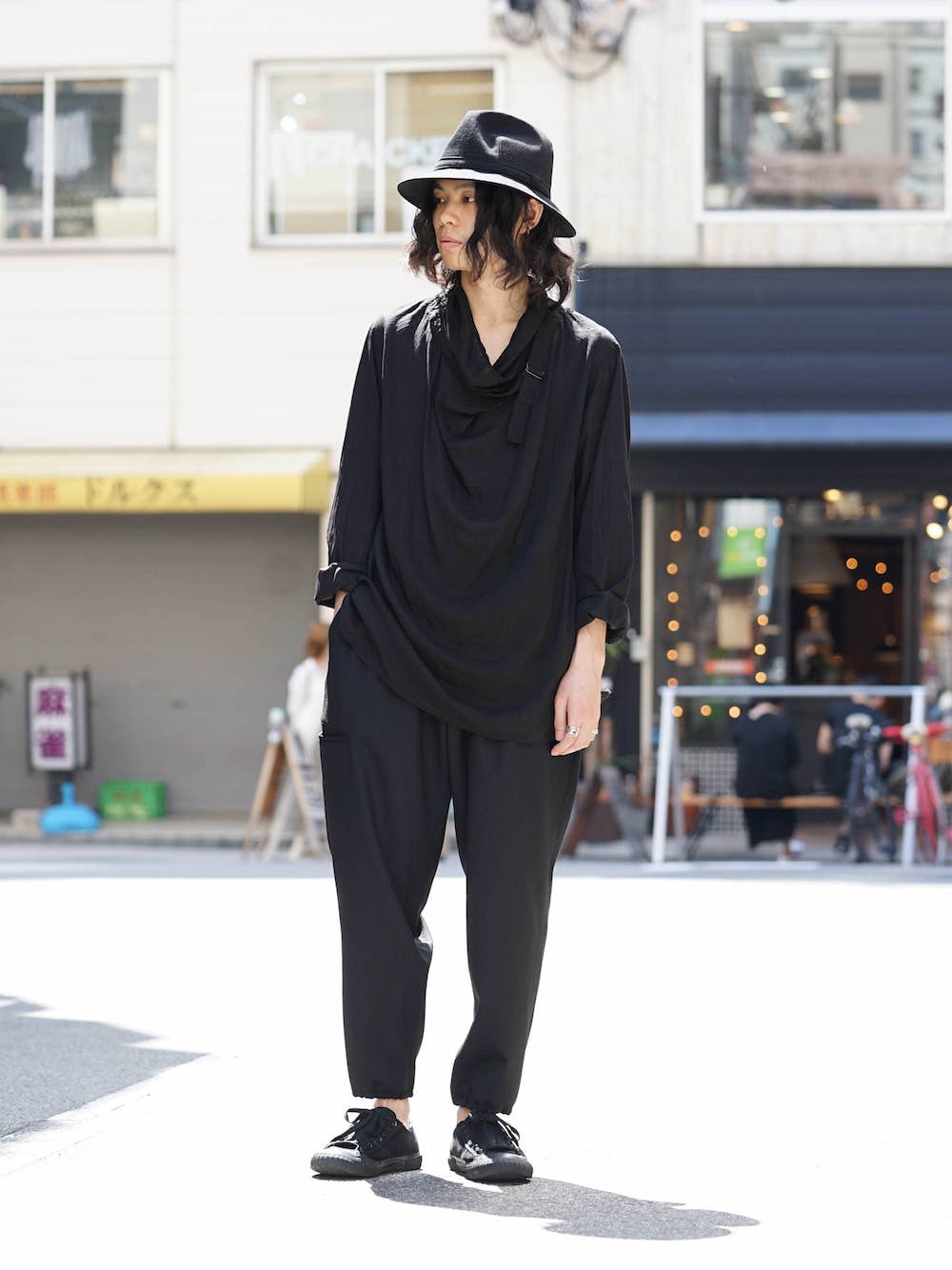 Yohji Yamamoto AW17 Drape Shirt Style - FASCINATE BLOG