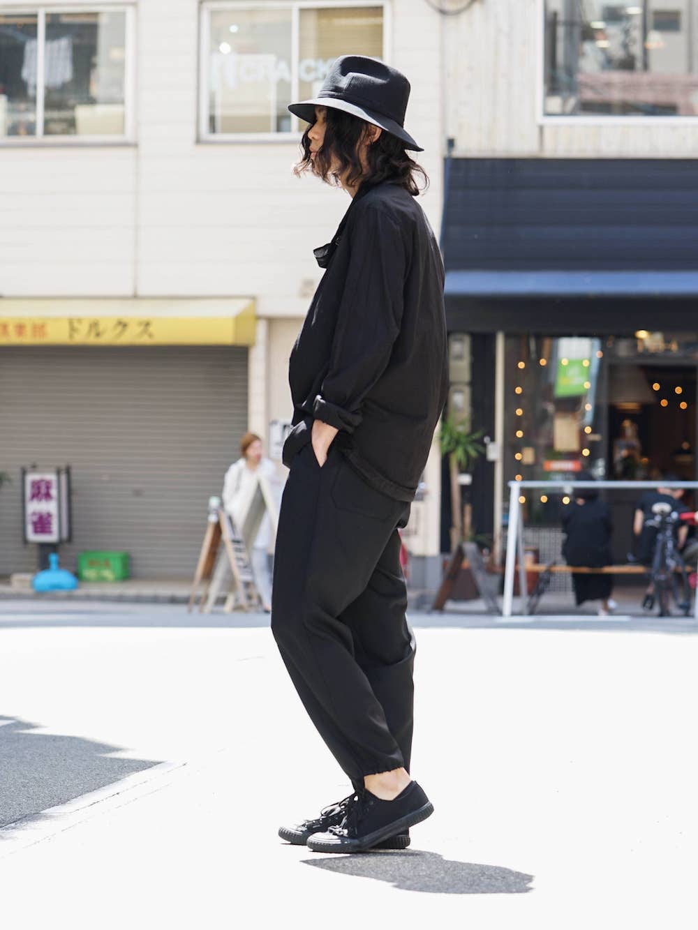 Yohji Yamamoto AW17 Drape Shirt Style 02