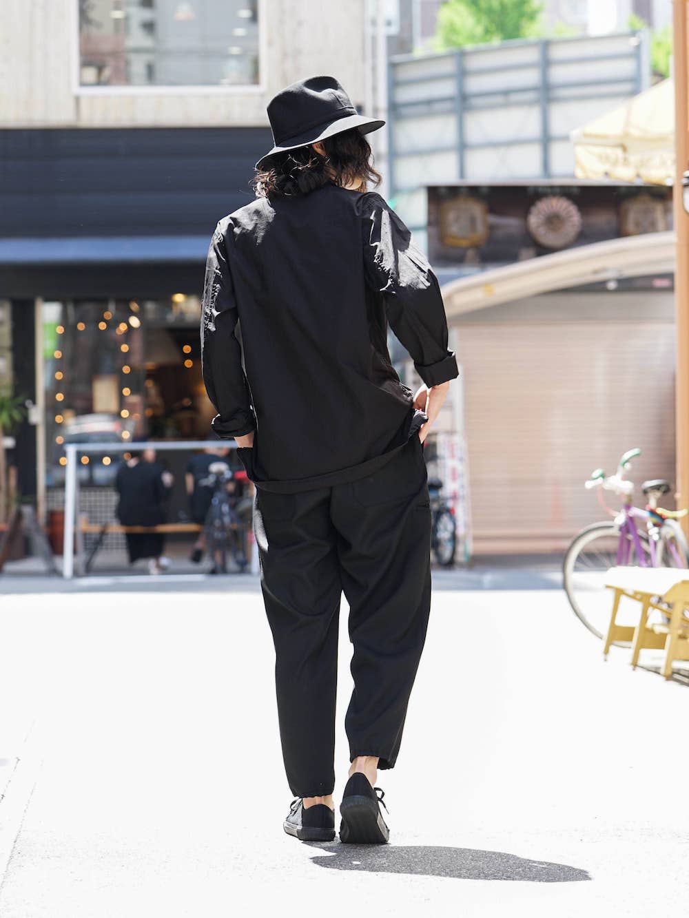 Yohji Yamamoto AW17 Drape Shirt Style 04