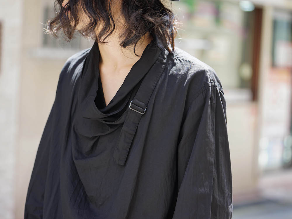 Yohji Yamamoto AW17 Drape Shirt Style 08