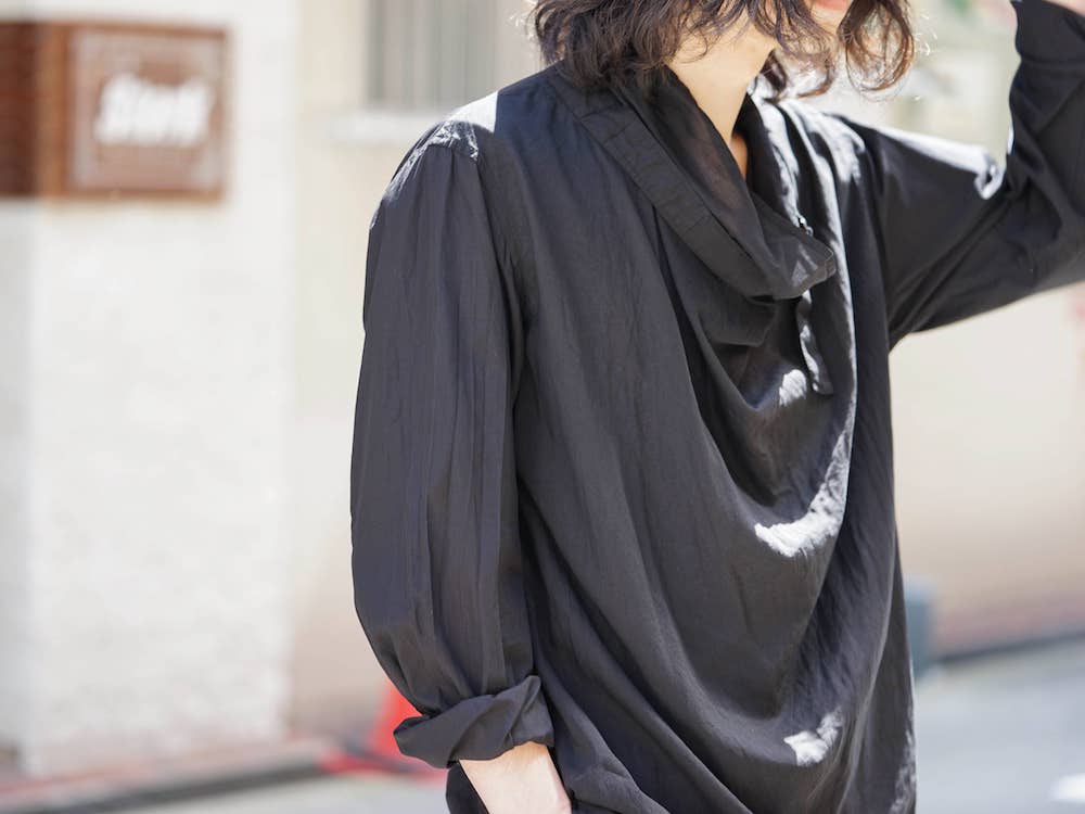 Yohji Yamamoto AW17 Drape Shirt Style - FASCINATE BLOG