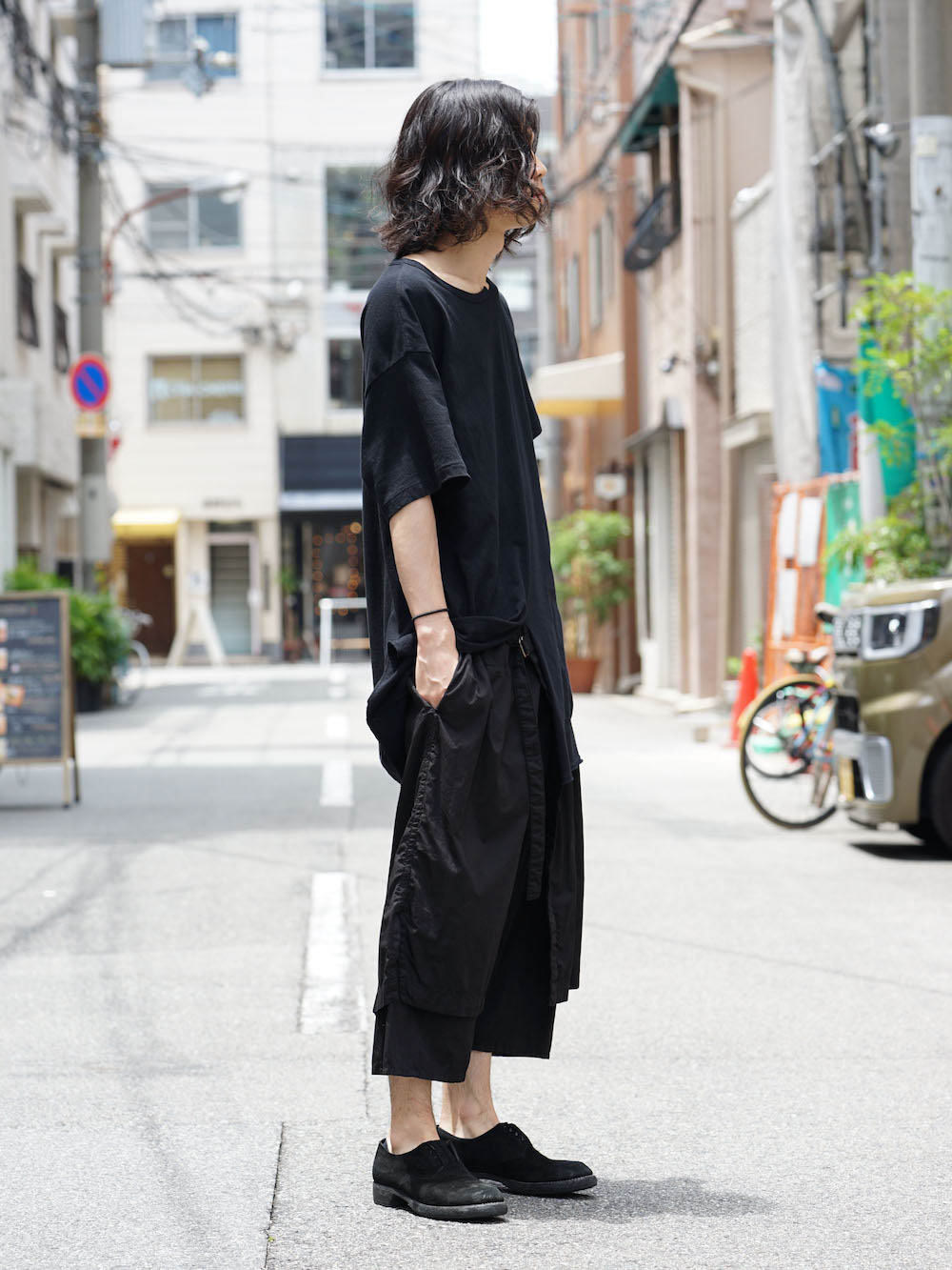 Yohji Yamamoto Left Wrap Pants Style - FASCINATE BLOG