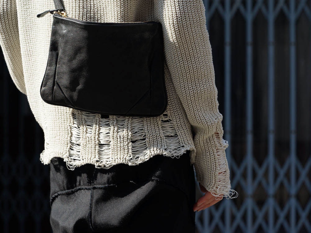 The Viridi-anne 17-18AW Needle Punch Melton Riders Coat Coordinate 01