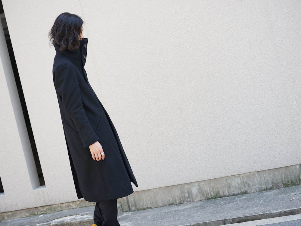 The Viridi-anne 17-18AW High Neck Long Coat Coordinate - FASCINATE