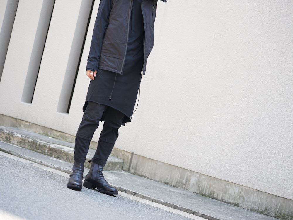 The Viridi-anne 17-18AW Cotton Nylon Down Vest Coordinate 04
