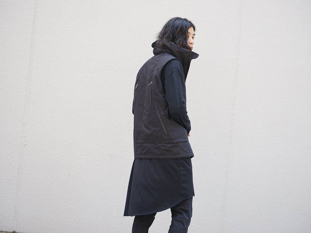 The Viridi-anne 17-18AW Cotton Nylon Down Vest Coordinate 09