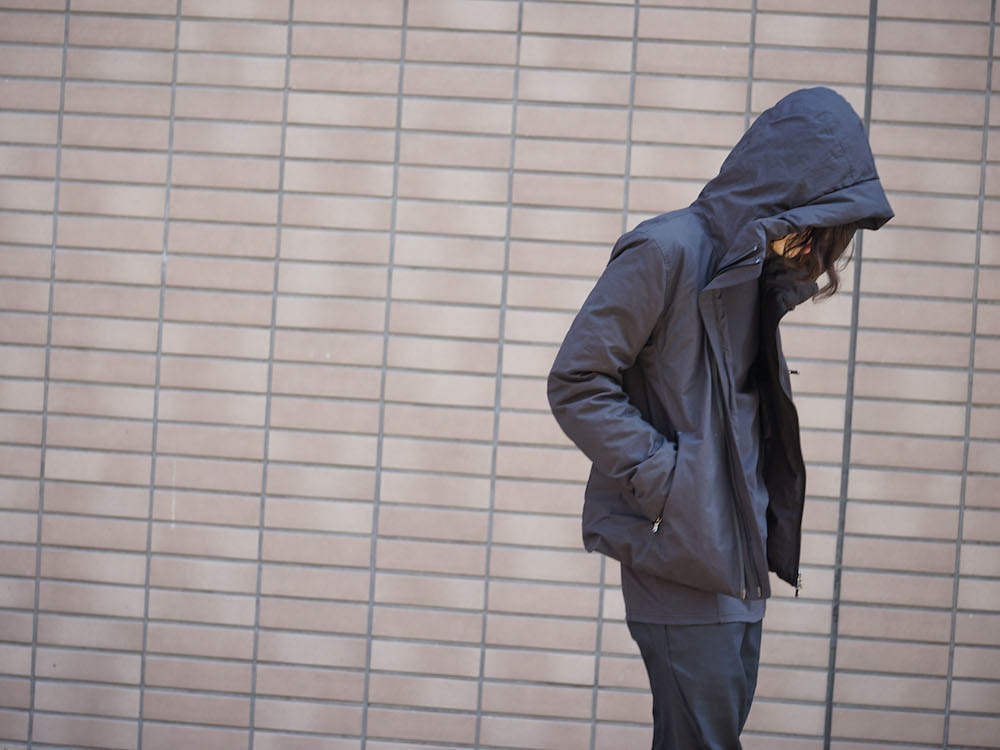 The Viridi-anne 17-18AW Cotton Nylon Down Vest Coordinate 04