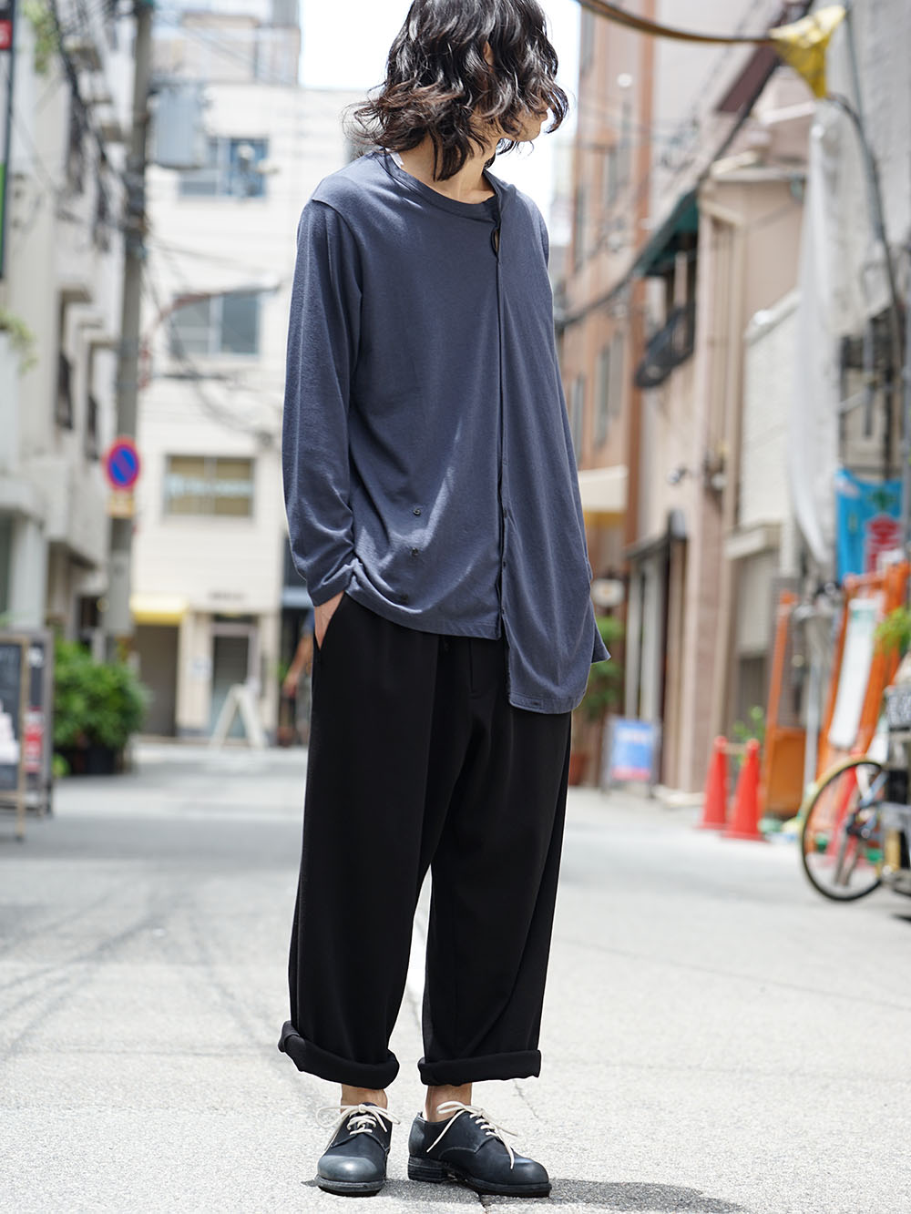 Yohji Yamamoto Long Sleeve and Draw String Pants - FASCINATE BLOG
