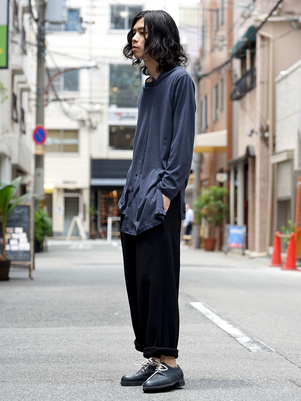 Yohji Yamamoto Long Sleeve and Draw String Pants - FASCINATE BLOG