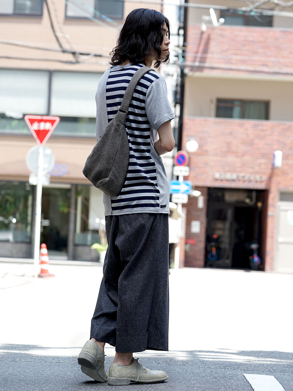 Yohji Yamamoto Switched Parts Shirt x divka Denim Pants 03