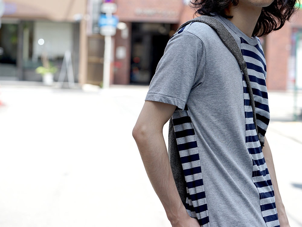 Yohji Yamamoto Switched Parts Shirt x divka Denim Pants 05