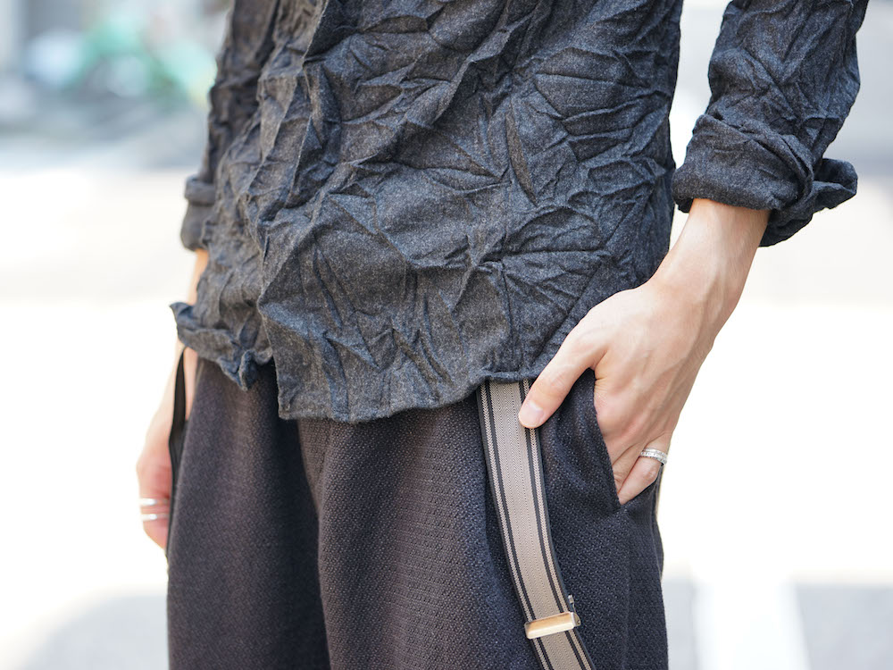 individual sentiments Pants PA81 Cotton Linen Dobby Washer Style 05