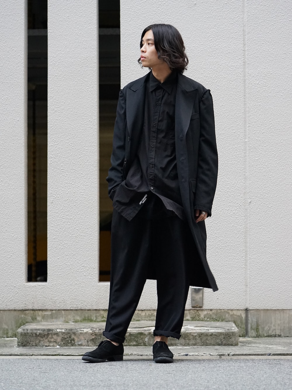 Yohji Yamamoto Print Embroidery Long Jacket - FASCINATE BLOG