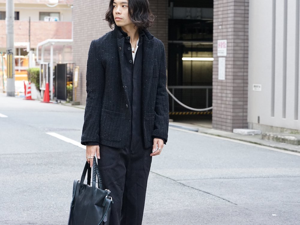 Yohji Yamamoto Print Embroidery Long Jacket  07