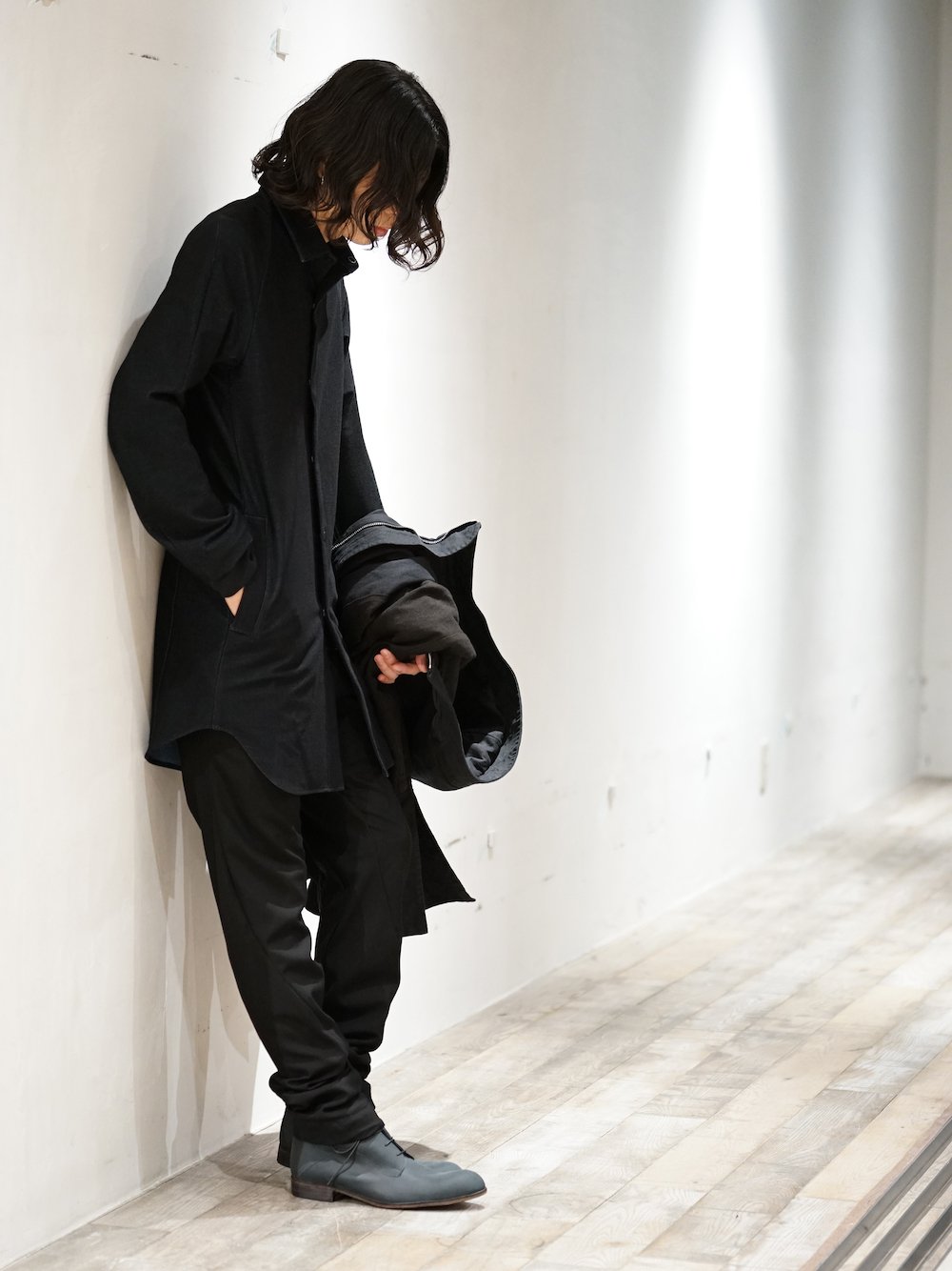 Yohji Yamamoto Print Embroidery Long Jacket  08