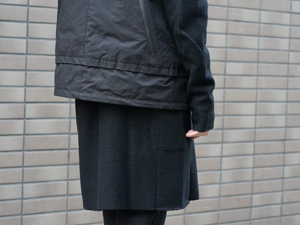 DEVOA High Neck Jacket Calf Leather Style  08