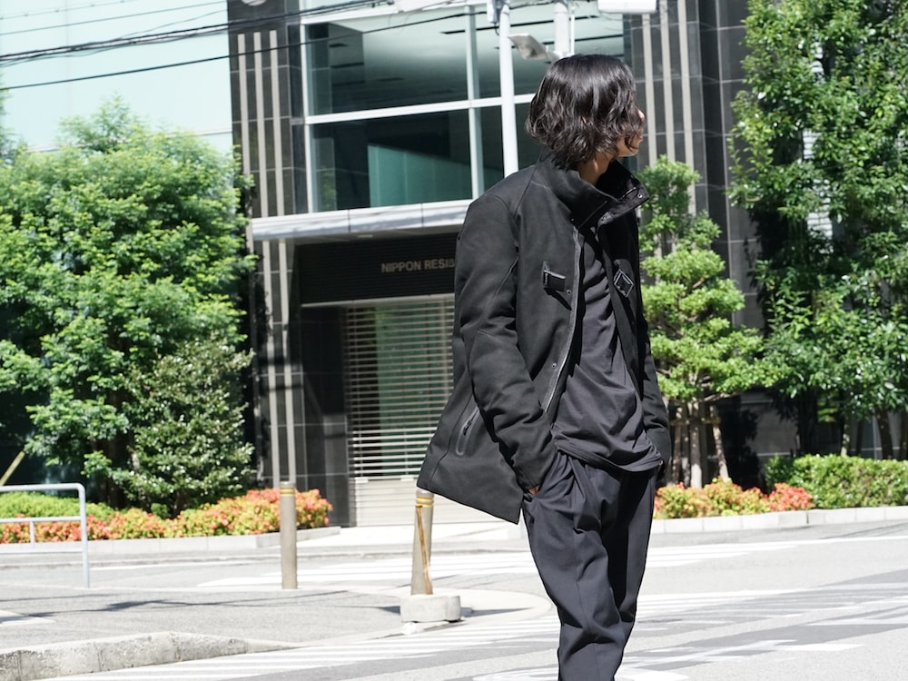 Yohji Yamamoto Deformation Collar Print Jacket  05
