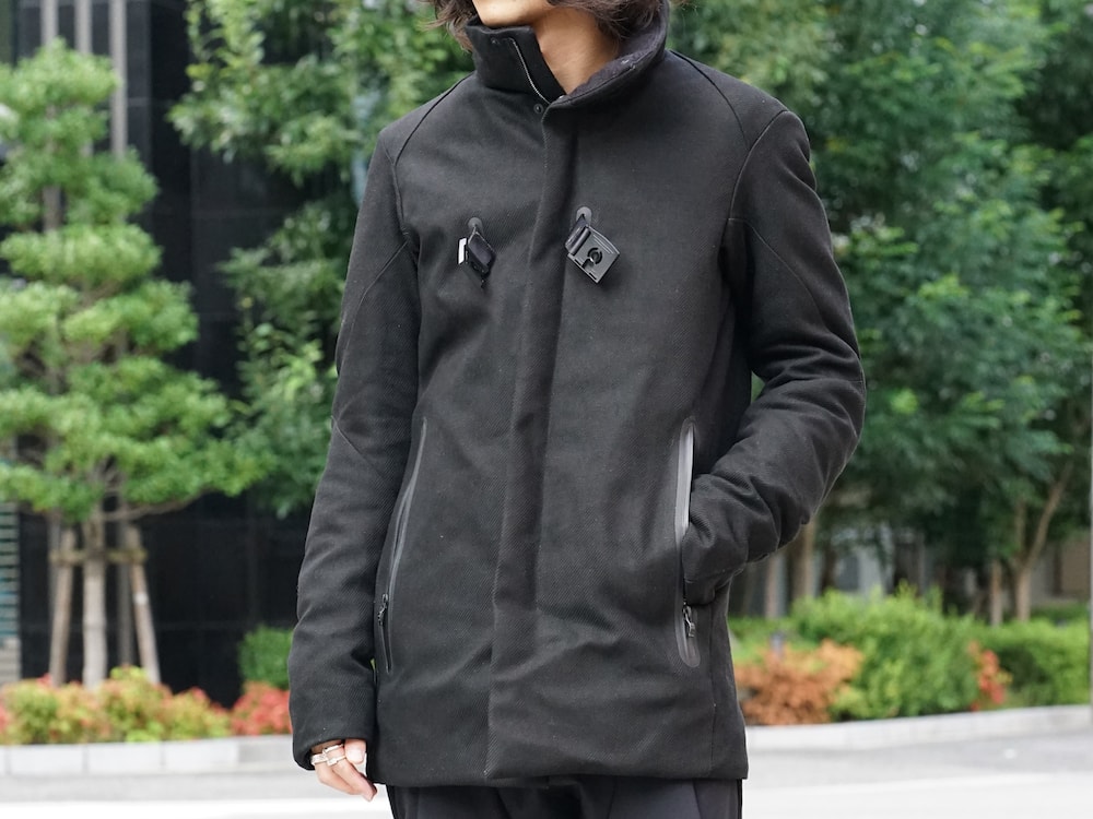 Yohji Yamamoto Deformation Collar Print Jacket  06