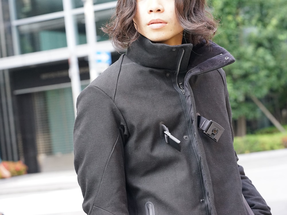 Yohji Yamamoto Deformation Collar Print Jacket  05