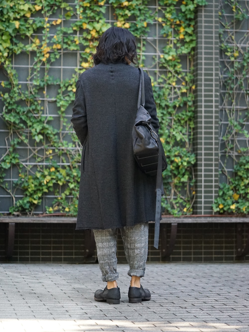 hannibal. Knitted Coat Filip Wool Slate Style 01