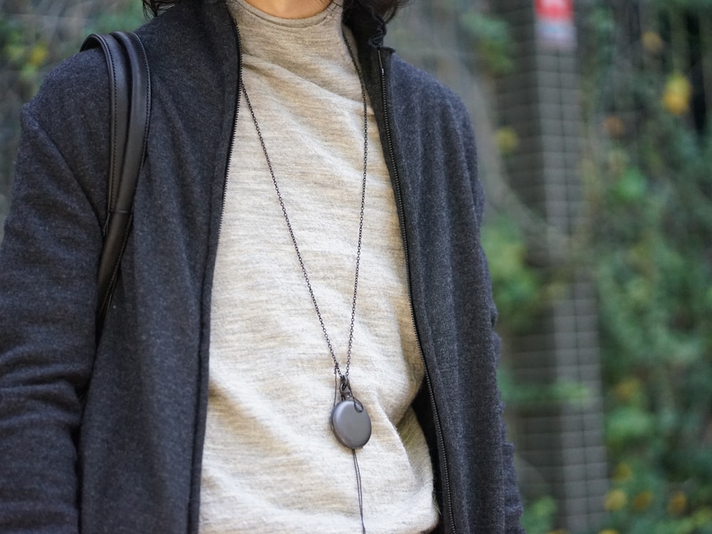 hannibal. Knitted Coat Filip Wool Slate Style  06