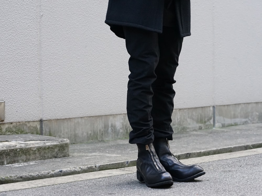 hannibal. Knitted Coat Filip Wool Slate Style 01