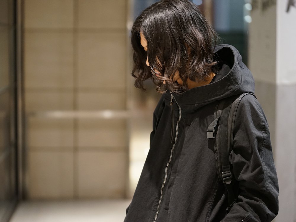 hannibal. Knitted Coat Filip Wool Slate Style  02