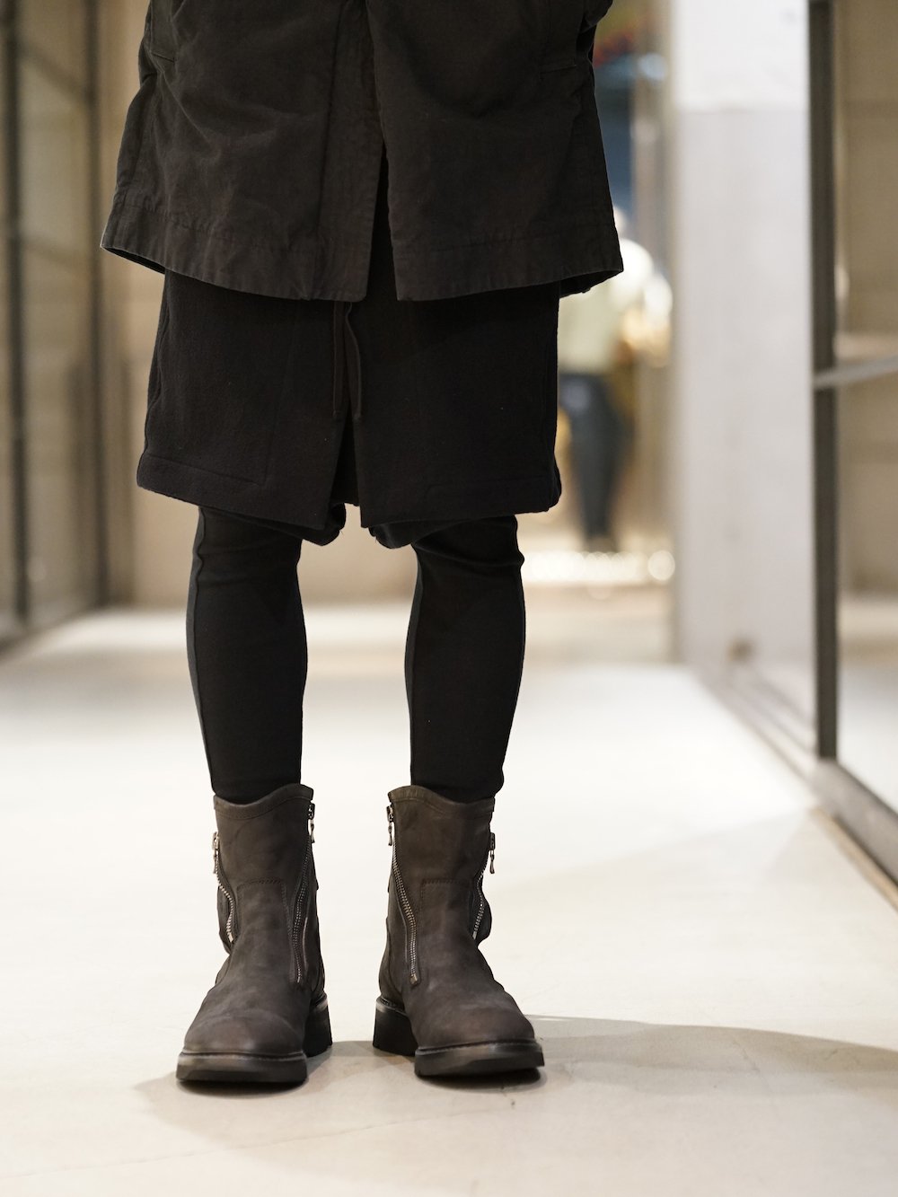 hannibal. Knitted Coat Filip Wool Slate Style  03