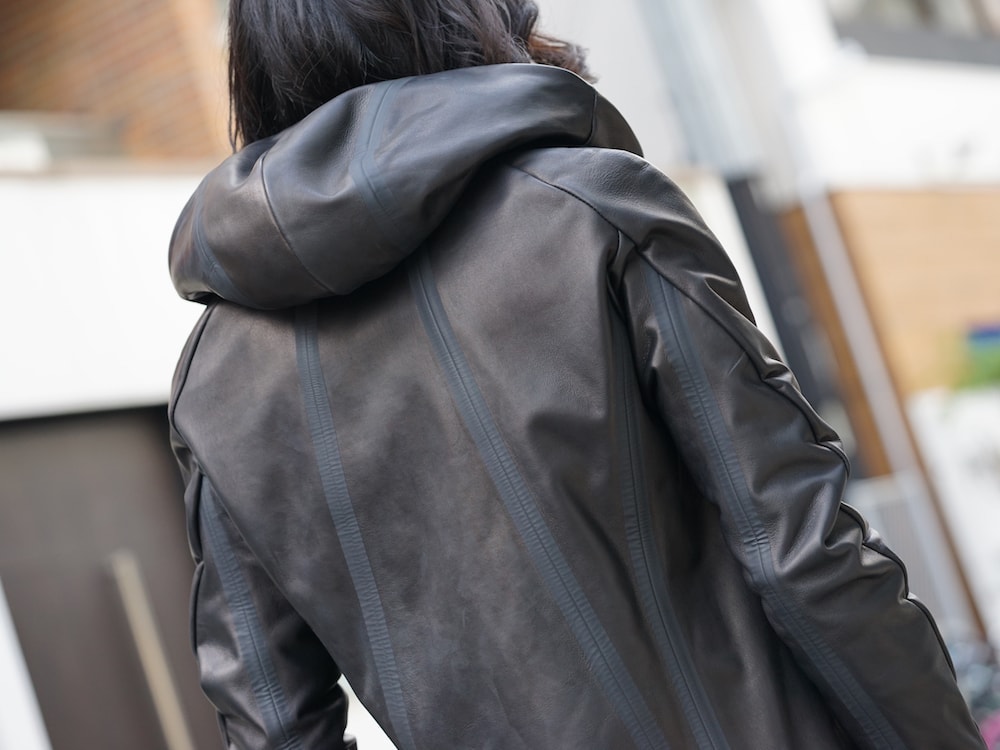 DEVOA Hooded Leather Jacket Style - FASCINATE BLOG