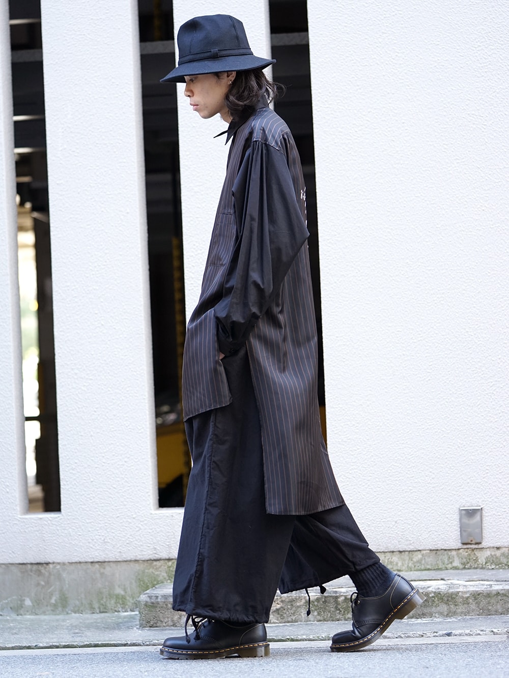 Yohji Yamamoto 18SS ストライプスタッフシャツ - students.com.kg