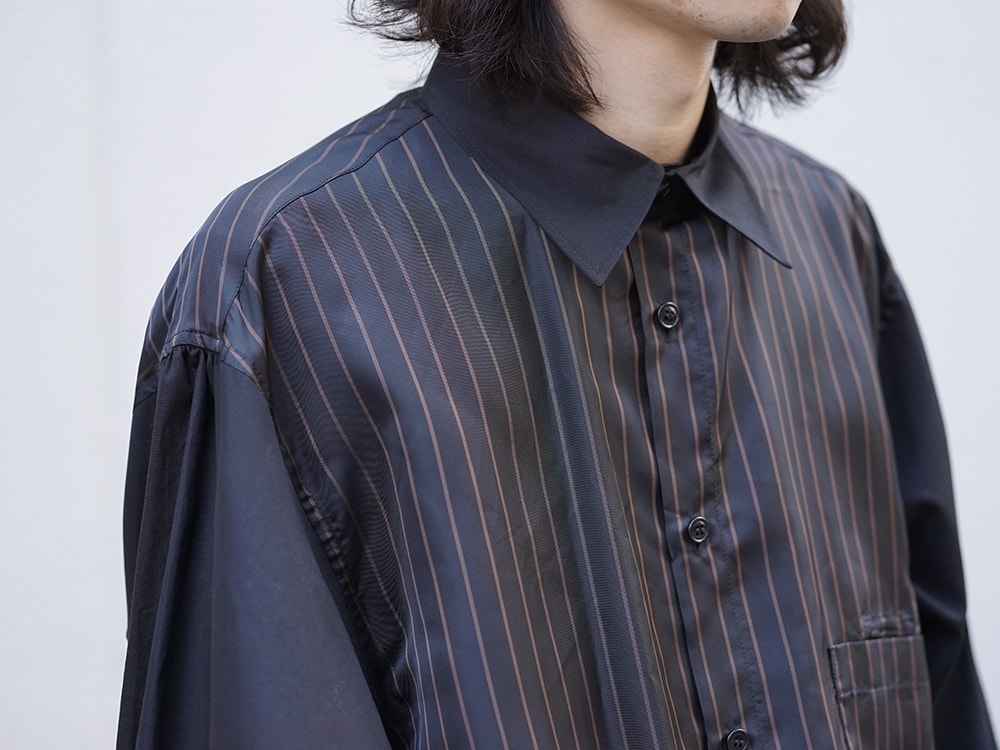 YOHJI YAMAMOTO pour homme スタッフシャツ STRIPE | nate-hospital.com