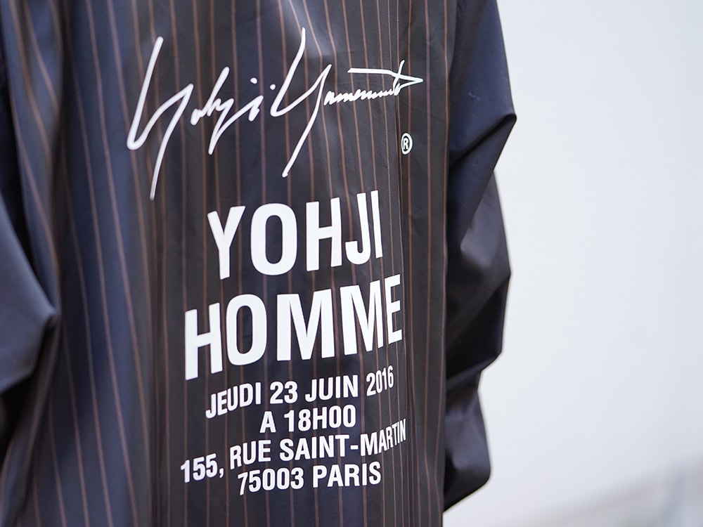 Yohji Yamamoto Striped Cupro Staff Shirt and Tuck Pants 09